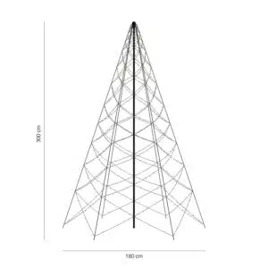 FlinQ 600 LED Luminus Slimme Kerstboom - Afbeelding 2