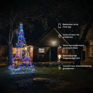 FlinQ 600 LED Luminus Slimme Kerstboom - Afbeelding 3
