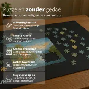 FlinQ Oprolbare Puzzelmat - Afbeelding 7
