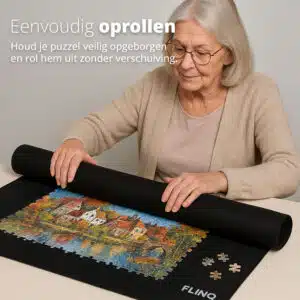 FlinQ Oprolbare Puzzelmat - Afbeelding 2