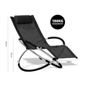 FlinQ Opvouwbare Ligstoel XXL Aura - Afbeelding 2