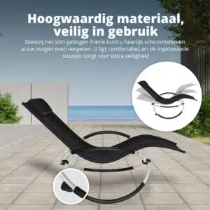 FlinQ Opvouwbare Ligstoel XXL Aura - Afbeelding 5