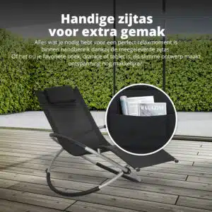 FlinQ Opvouwbare Ligstoel XXL Aura - Afbeelding 7