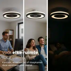 FlinQ Plafondventilator met Verlichting LumiFan - Afbeelding 3