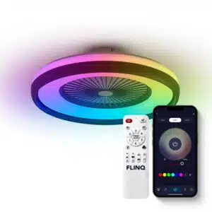FlinQ Slimme Plafondventilator met Verlichting LumiFan - Afbeelding 1