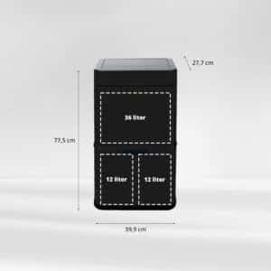 FlinQ Sensor Bin Senzaro 60L - Afbeelding 5