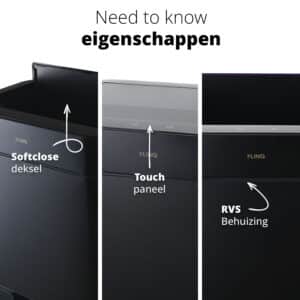 FlinQ Sensor Bin Senzaro 60L - Afbeelding 6
