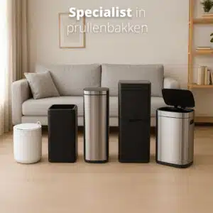 FlinQ Sensor Afvalscheidingsprullenbak 60L Senzaro - Afbeelding 6
