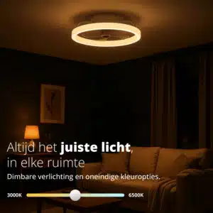 Tweedekans FlinQ Slimme Plafondventilator met Verlichting AeroGlow - Afbeelding 9