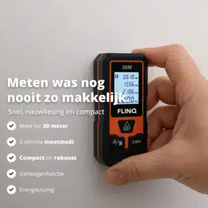 FlinQ Digitale Laser Afstandsmeter - Afbeelding 2