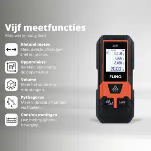 FlinQ Digitale Laser Afstandsmeter - Afbeelding 3