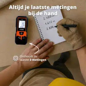 FlinQ Digitale Laser Afstandsmeter - Afbeelding 5
