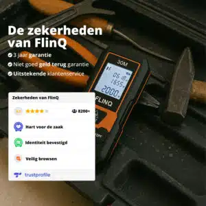 FlinQ Digitale Laser Afstandsmeter - Afbeelding 7