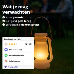 FlinQ Rechargeable Storm Lantern Iska - Afbeelding 8