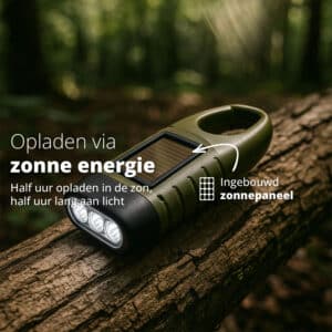 FlinQ Solar Survival Flashlight - Afbeelding 4