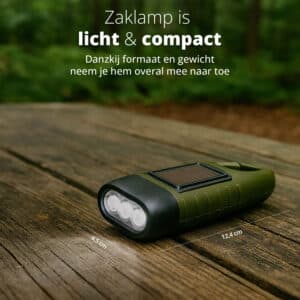 FlinQ Solar Survival Flashlight - Afbeelding 6