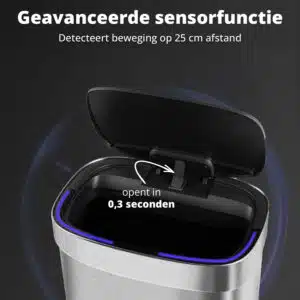 FlinQ Sensor Bin Mira Rechargeable 50L - Afbeelding 4