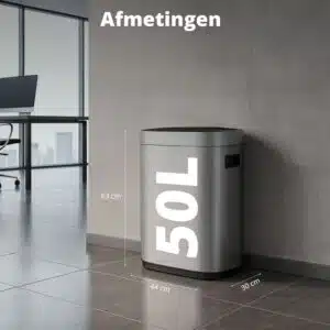 FlinQ Sensor Bin Mira Rechargeable 50L - Afbeelding 6