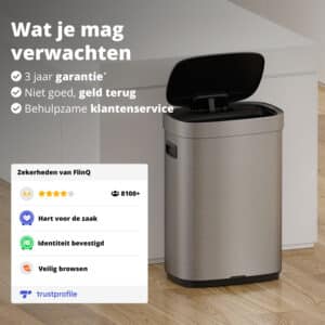 FlinQ Sensor Bin Mira Rechargeable 50L - Afbeelding 7