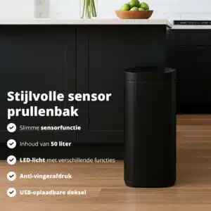 FlinQ Sensor Bin Velo Rechargeable 50L - Afbeelding 2