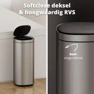 FlinQ Sensor Bin Velo Rechargeable 50L - Afbeelding 3