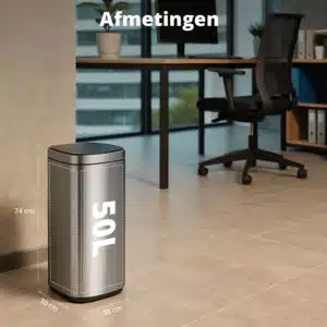 FlinQ Sensor Bin Velo Rechargeable 50L - Afbeelding 7