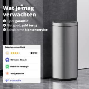 FlinQ Sensor Bin Velo Rechargeable 50L - Afbeelding 7