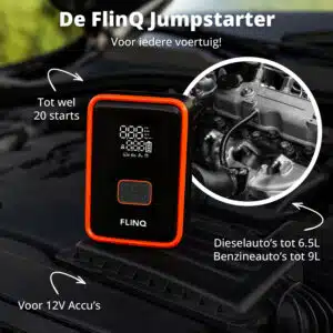 FlinQ 2-in-1 Jumpstarter en Luchtcompressor - Afbeelding 10
