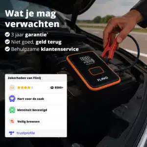 FlinQ 2-in-1 Jumpstarter en Luchtcompressor - Afbeelding 12