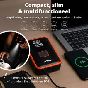FlinQ 2-in-1 Jumpstarter en Luchtcompressor - Afbeelding 5