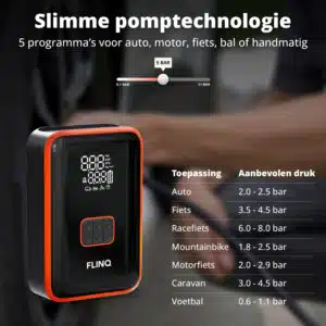 FlinQ 2-in-1 Jumpstarter en Luchtcompressor - Afbeelding 6