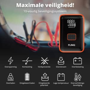 FlinQ 2-in-1 Jump Starter & Air Compressor - Afbeelding 9
