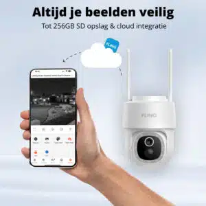 FlinQ Smart Outdoor Dome Guard Camera - Afbeelding 9