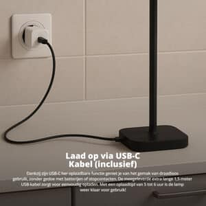 FlinQ Slimme Tafellamp Lume - Afbeelding 5