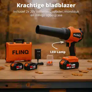 FlinQ Multifunctionele Draagbare Accu Bladblazer - Premium - Afbeelding 7