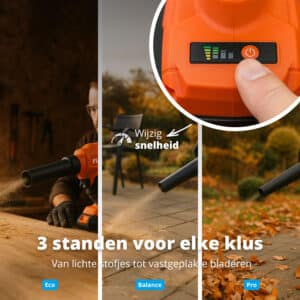 FlinQ Portable Battery Hand Blower Premium - Afbeelding 5