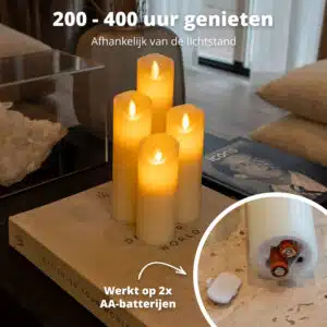FlinQ LED Candle Set Harmony - Afbeelding 5