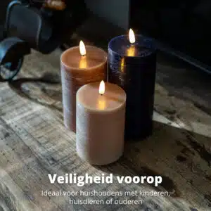 FlinQ Oplaadbare LED Kaarsen Pilar - Afbeelding 6