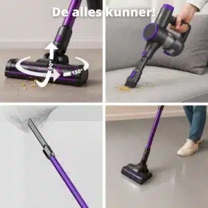 FlinQ 2-in-1 Cordless Vacuum Cleaner & Mop V8 - Afbeelding 4
