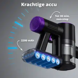 FlinQ 2-in-1 Cordless Vacuum Cleaner & Mop V8 - Afbeelding 5