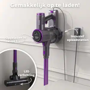 FlinQ 2-in-1 Cordless Vacuum Cleaner & Mop V8 - Afbeelding 7