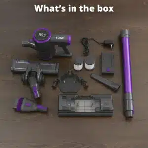 FlinQ 2-in-1 Cordless Vacuum Cleaner & Mop V8 - Afbeelding 8