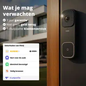 FlinQ Smart Outdoor Video Doorbell Pro - Afbeelding 12