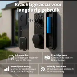 FlinQ Smart Outdoor Video Doorbell Pro - Afbeelding 5