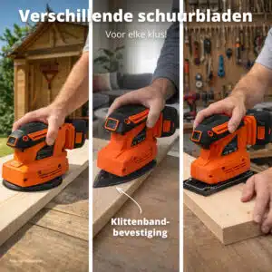 FlinQ Draadloze 3-in-1 Schuurmachine - Afbeelding 3