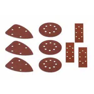 FlinQ Draadloze 3-in-1 Schuurmachine Schuurpapier - 9-pack - Afbeelding 1