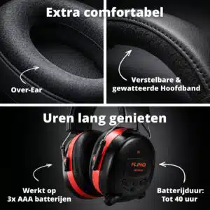 FlinQ Bluetooth Gehoorbescherming - Afbeelding 4