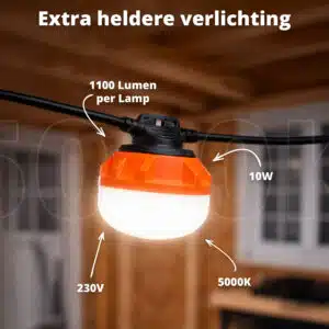 FlinQ LED Bouw Lichtslinger - Afbeelding 4