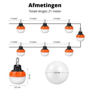 FlinQ LED Construction String Lights - Image 9