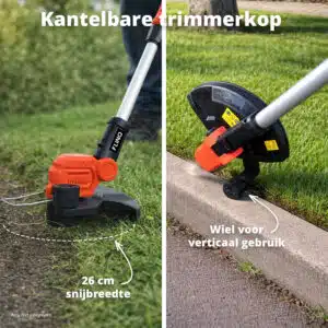 FlinQ Draadloze Grastrimmer 20V - Afbeelding 5